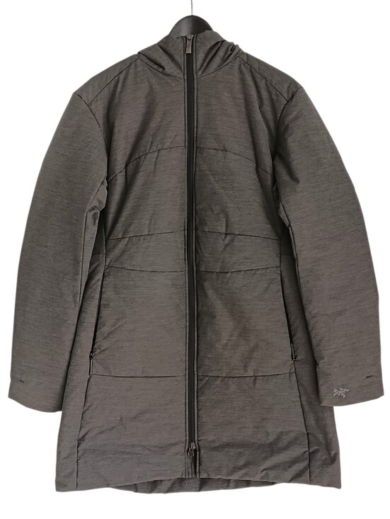 Arc'teryx Jackets & Blazers - Arc'teryx Womens Grey Long Puffer Coat Full Zip Jacket Embroidered Logo L